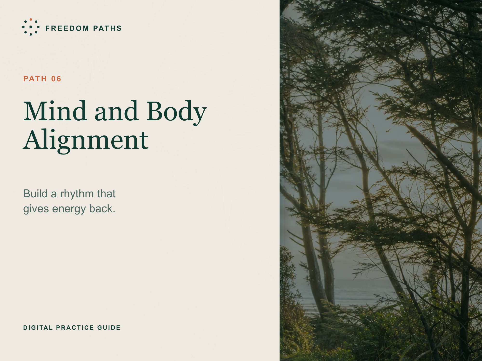 Mind and Body Alignment digital workbook cover